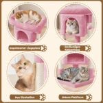 Yaheetech котешка катерушка с голяма платформа, 59 см - Image 4