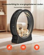 VEVOR Котешко колело, 118 см, дървено за котки до 13,6 кг, черно - Черен, 52 x 13,3 x 55,7 инча / 1320 x 338 x 1415 мм - Image 6