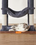 Feandrea Котешка катерушка, многоетажна, с височина 137,7 см - Image 9