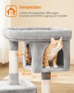 Feandrea Котешка катерушка, 79,6 см, за котки до 7 кг, 2 къщички - Image 4
