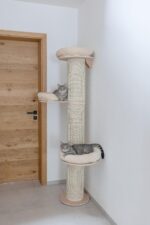 Kerbl Dolomit Tower котешка катерушка — Ø38 см, височина 187 см, бежова, 5746303 - Image 6