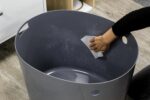 Iris Ohyama Котешка тоалетна с капак, XXL, до 7 кг, с лопата, сива - Image 4