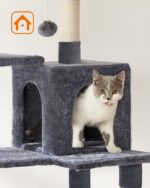 Feandrea Котешка катерушка, многоетажна, с височина 137,7 см - Image 6