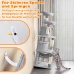 Yaheetech котешка катерушка с хамаци и въже за игра - Image 5