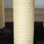 PawHut Стълба за котки и кучета 4 стъпки Плюш Сив 60 x 42 x 61 см - Модел 1 - Image 9