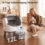 JUMMICO Автоматична котешка тоалетна, за котки до 10 кг - Image 4