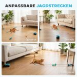 PawHut Интерактивна играчка за котки електрическа - Черен, 14,8Л x 11,7Ш x 10В см - Image 4