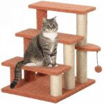 PawHut стълба за котки с 3 стъпала
