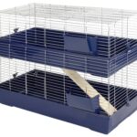 Kerbl Клетка за малки животни Maxi Baldo Twin 120×58×86 см тъмносиня