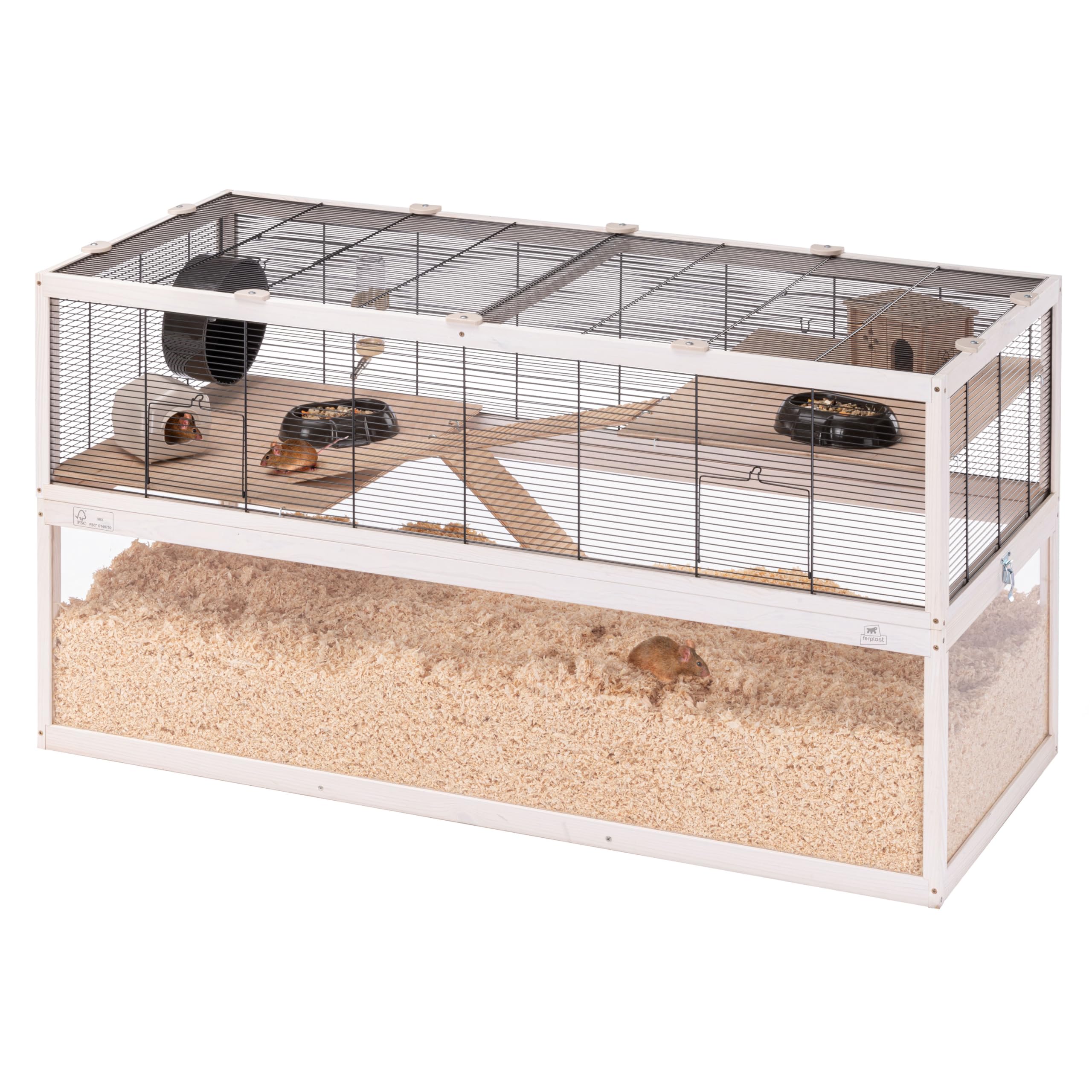 91IBFE2FctL.jpg Ferplast Domster 120 Клетка за хамстери 120 см - Image 1