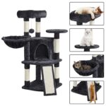 Yaheetech котешка катерушка с голяма платформа, 106 см - Image 5