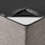 Amazon Basics Стълба за кучета, 4 стъпала, височина 36,5 см, сива - Image 3