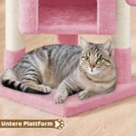 Yaheetech котешка катерушка с голяма платформа, 59 см - Image 9