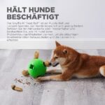 Outward Hound Dog Snuffle N' Treat Ball Пъзел, Ниво 2, Зелен, Голям - Image 2